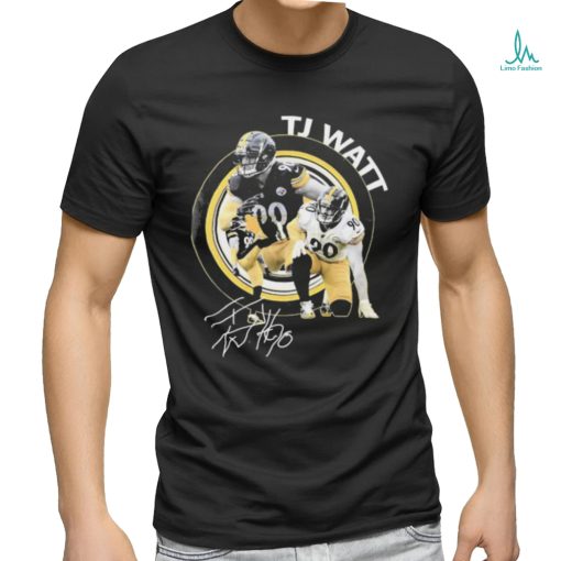 Tj Watt Pittsburgh Steelers 2023 signatures shirt