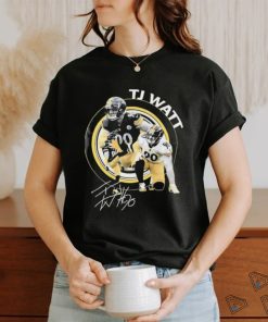 Tj Watt Pittsburgh Steelers 2023 signatures shirt