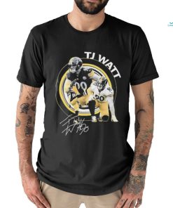 Tj Watt Pittsburgh Steelers 2023 signatures shirt