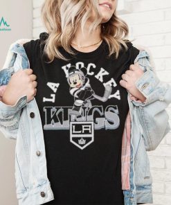 Toddler Los Angeles Kings Black Putting Up Numbers Mickey mouse shirt