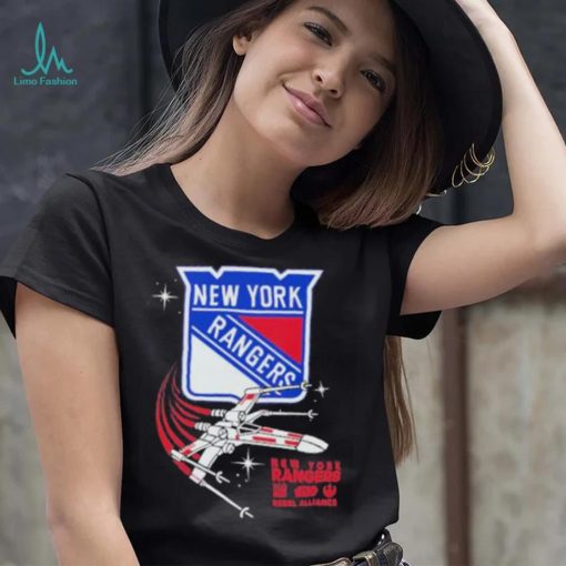 Toddler New York Rangers Black Star Wars Rebel Alliance sport shirt