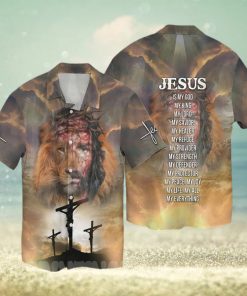 [Top selling Item] Jesus Lion My Everything Jesus Is My God My King My Lord My Savior My Healer My Refuge Summer Time Hawaiian Shirt