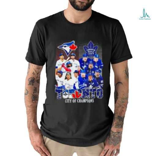 Toronto city of champions toronto maple leafs and Toronto Blue Jays team player shirt