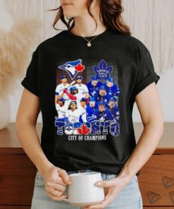 Toronto city of champions toronto maple leafs and Toronto Blue Jays team player shirt