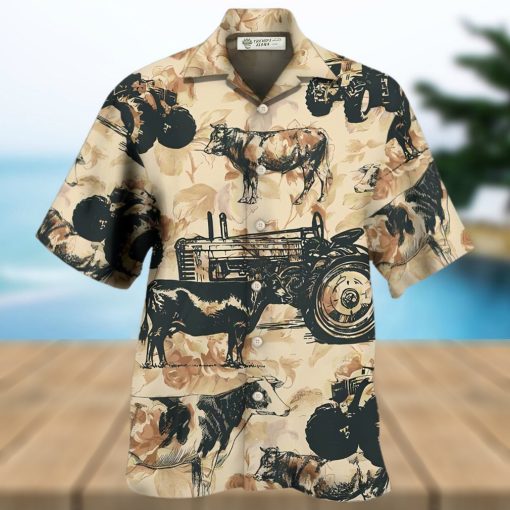 Tractor And Cow I Like Hawaiian Shirt – Trendy Aloha