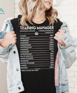 Training manager training manager factors shirt