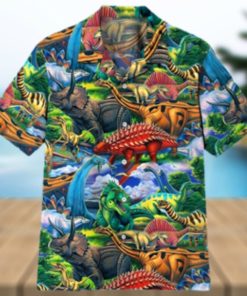 Triceratops Clothing Triceratops Lover Dinosaur Hawaiian Shirt