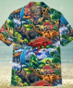 Triceratops Clothing Triceratops Lover Dinosaur Hawaiian Shirt