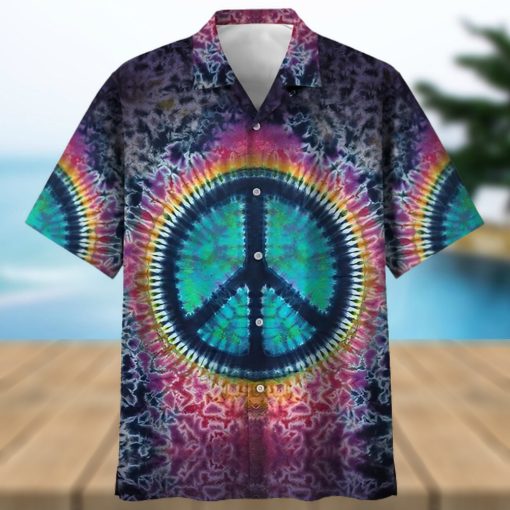 Trippy Peace Sign Colorful Amazing Design Unisex Hawaiian Shirt For Men And Women Dhc17063947