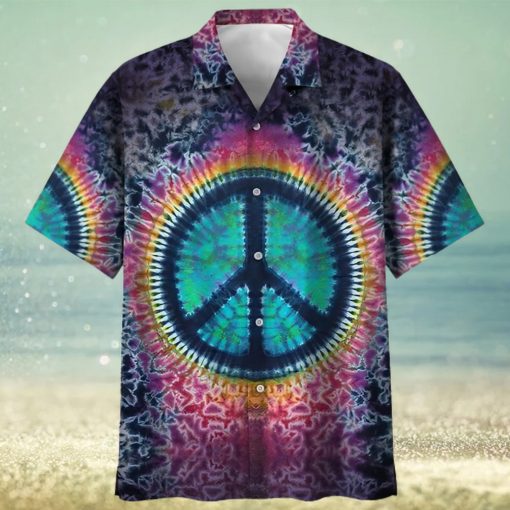 Trippy Peace Sign Colorful Amazing Design Unisex Hawaiian Shirt For Men And Women Dhc17063947