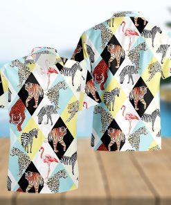 Tropical Animals And Bird Hawaiian Shirt Vacation Gift For Lover Animal