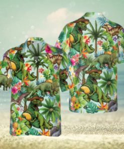 Tropical Dinosaur Hawaiian Shirt