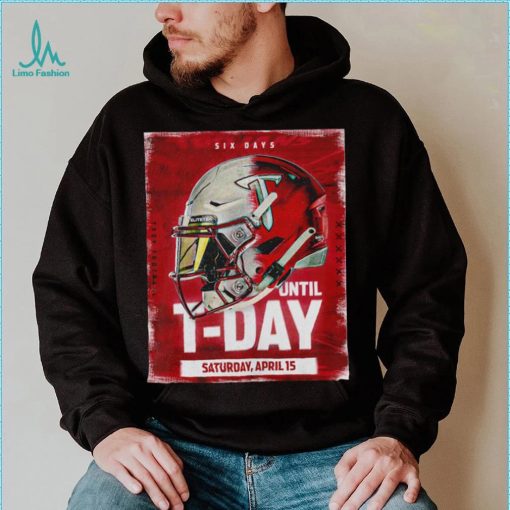 Troy Trojans Six Days until T Day Helmet shirt
