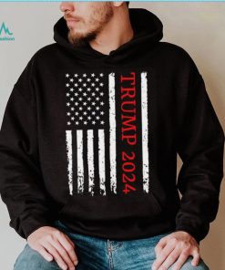 Trump 2024 T shirt, Trump 2024 Vintage American Flag, Trump Supporter T shirt