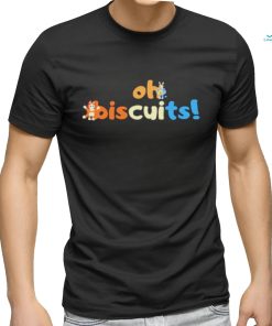 Typographic Design Oh Biscuits Bluey Shirt