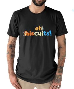 Typographic Design Oh Biscuits Bluey Shirt