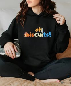 Typographic Design Oh Biscuits Bluey Shirt