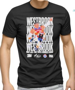 Typography Russell Westbrook Nba Basketball signature shirt