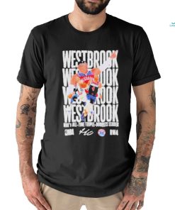 Typography Russell Westbrook Nba Basketball signature shirt