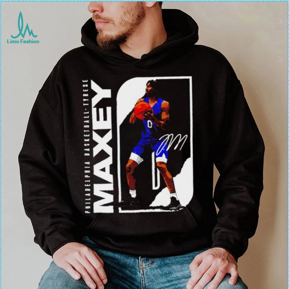 Tyrese Maxey basketball players T-shirt, hoodie, sweater, long