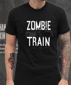Tyronebeansticc Zombie Train Line ‘Em Up Shirt