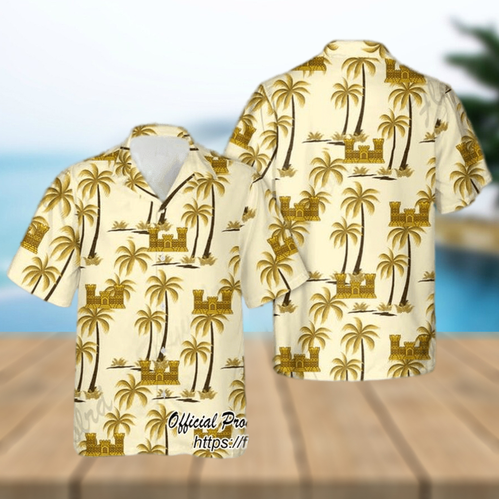 U.S. Army Corps of Engineers Aloha Hawaiian Shirt U.S. Army Corps of Engineers Aloha Hawaiian Shirt