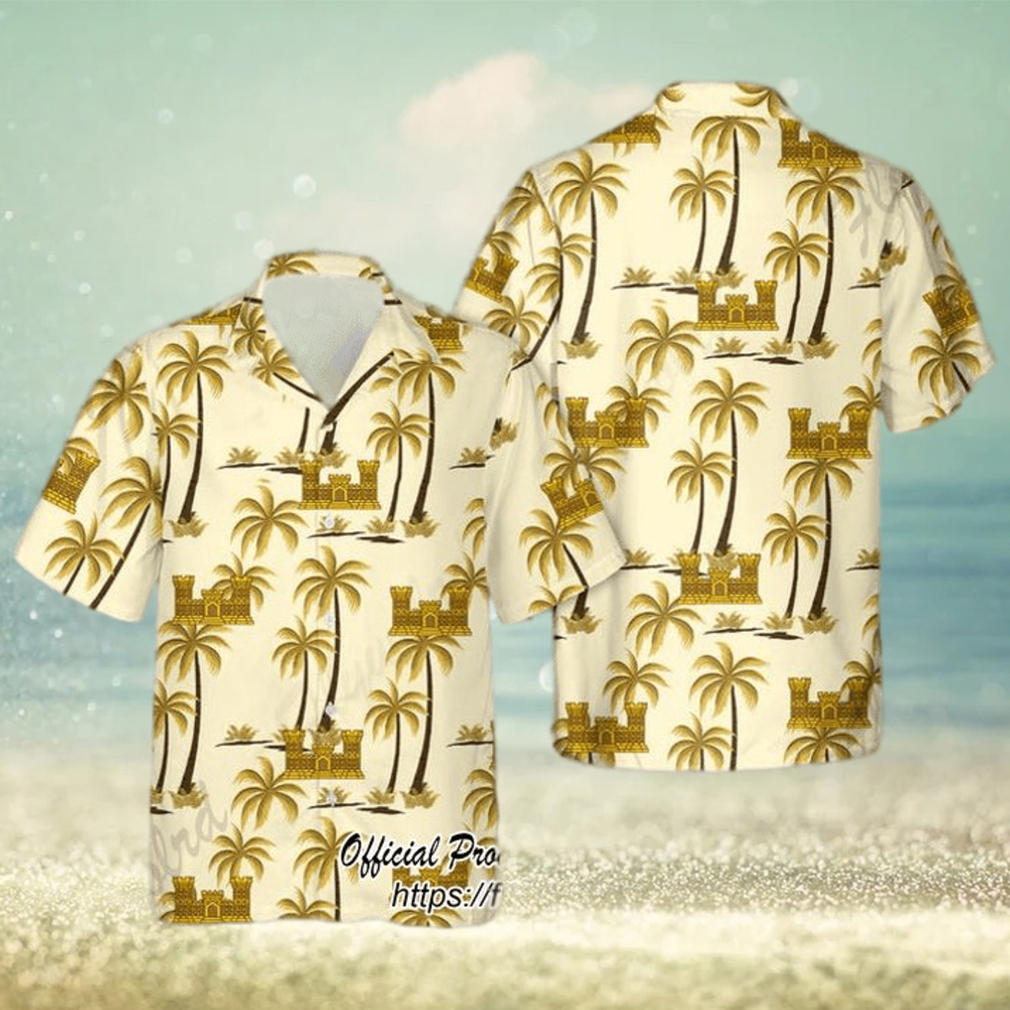 U.S. Army Corps of Engineers Aloha Hawaiian Shirt U.S. Army Corps of Engineers Aloha Hawaiian Shirt
