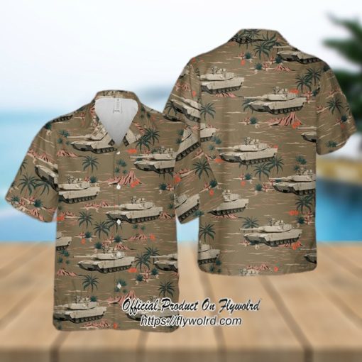 U.S. Army M1 Abrams Unisex Hawaiian Shirt