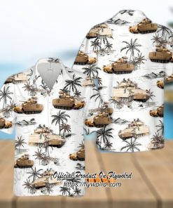 U.S. Army M2A3 Bradley White Hawaiian Shirt