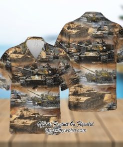 U.S. Army M60A1 Tank Hawaiian Shirt