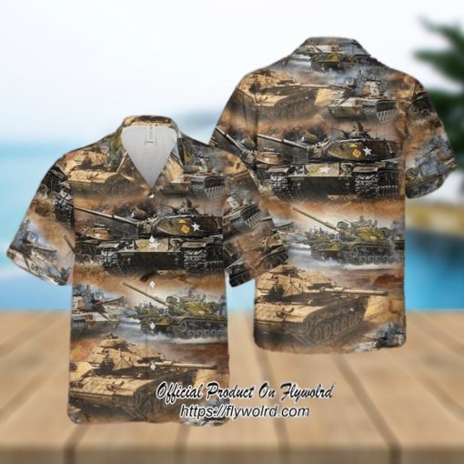 U.S. Army M60A1 Tank Hawaiian Shirt