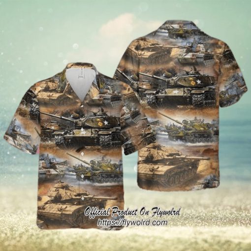 U.S. Army M60A1 Tank Hawaiian Shirt