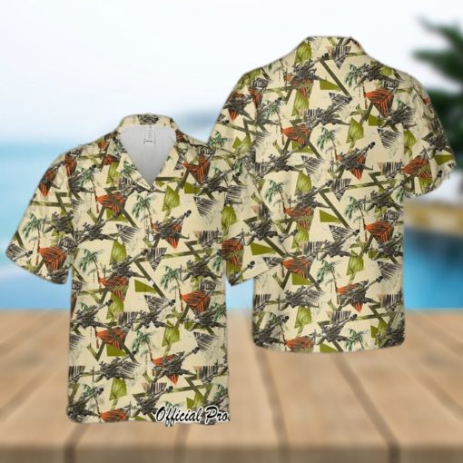 U.S. Army M777 Howitzer Summer Hawaiian Shirt