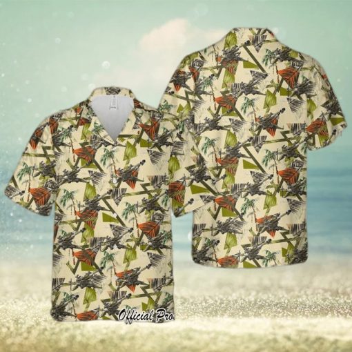 U.S. Army M777 Howitzer Summer Hawaiian Shirt