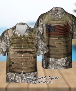 U.S. Army Tactical Vest Custom Hawaiian Shirt