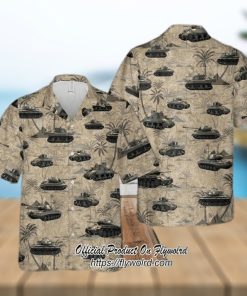 U.S. Army Tanks WWII Aloha Hawaiian Shirt