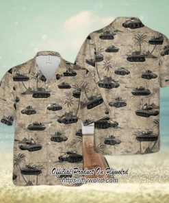 U.S. Army Tanks WWII Aloha Hawaiian Shirt