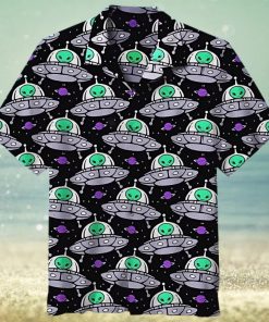 UFO Alien Painting Art Hawaiian Shirts