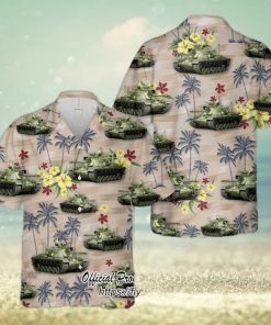 US Army M48A3 Patton Summer Hawaiian Shirt