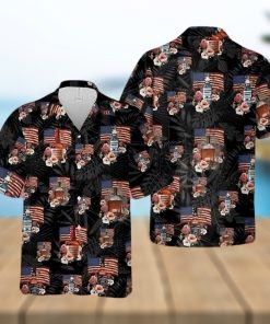 US Bourbon Independence Day Hawaiian Aloha Shirts