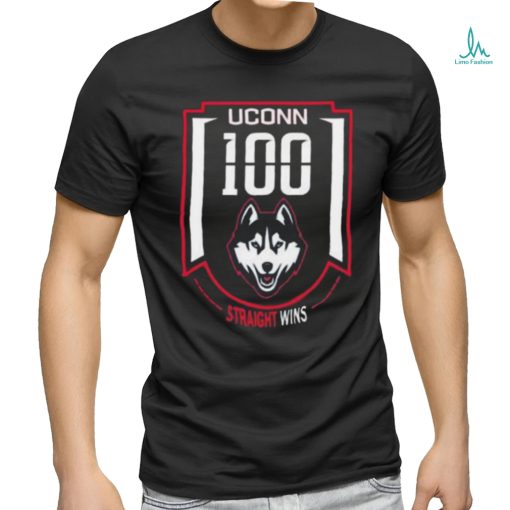 Uconn Huskies 100 straight wins ncaa national champions men’s basketball 2023 t shirt