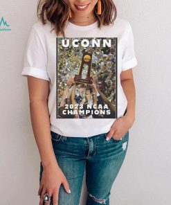 Uconn Huskies 2023 NCAA Champions Trophy Poster shirt