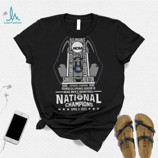 Uconn Huskies NCAA Men’s Basketball National Champions April 3 2023 shirt