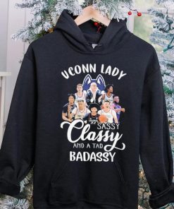 Uconn Lady Sassy Classy And A Tad Badassy Shirt