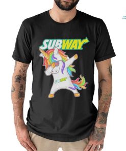 Unicorn Dabbing Subway Shirt