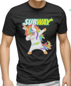 Unicorn Dabbing Subway Shirt