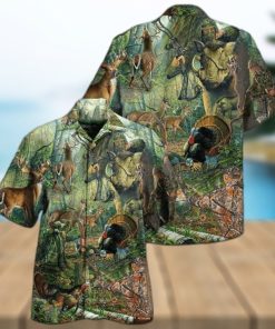 Unisex 3D Hunting The Man The Myth Legenda Hawaiian Shirt For Men, Aloha Hawaiian Shirt Short Sleeve Hawaiian