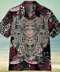 Unisex 3D Polynesian Tiki Hawaiian Shirt For Men