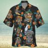 Unisex Felobo Hawaii Shirt Tropical Flowers Hibiscus Octopus Hawaiian Shirt