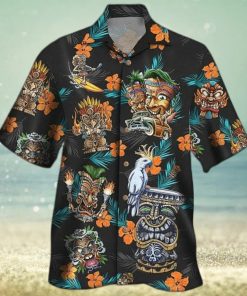 Unisex Aloha Tiki Hawaiian Shirt Summer